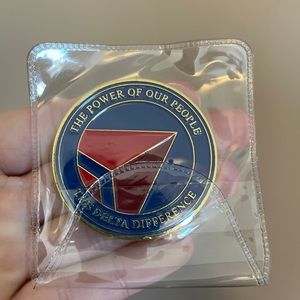 Delta Airlines Coin JD Powers Delta Difference Best Airline 2021 SEALED